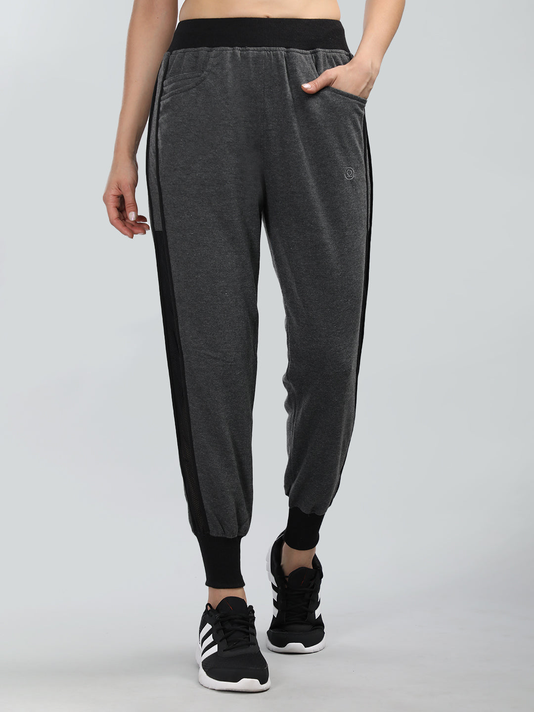 Women's Regular Fit Poly Cotton Trackpant