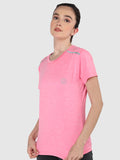 Women's Half Sleeve Dry Fit Gym T-Shirt | CHKOKKO