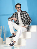 Men Winter Wear Check Shacket | CHKOKKO