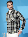 Men Winter Wear Check Shacket