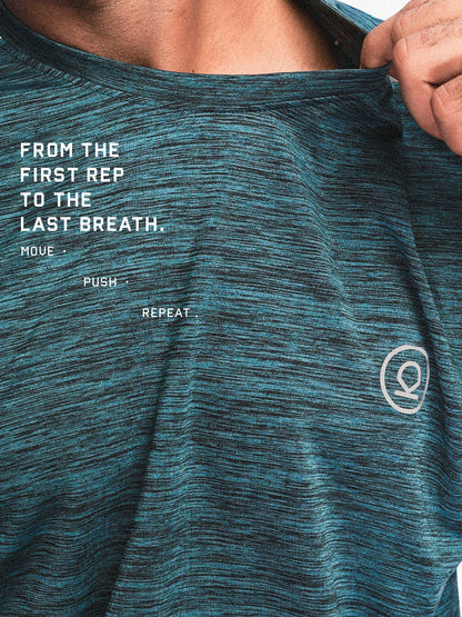 Men's Regular Dry Fit Half Sleeve T-Shirt Sea Green
