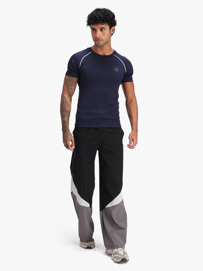 Men’s Performance Compression T-Shirt for Gym Navy