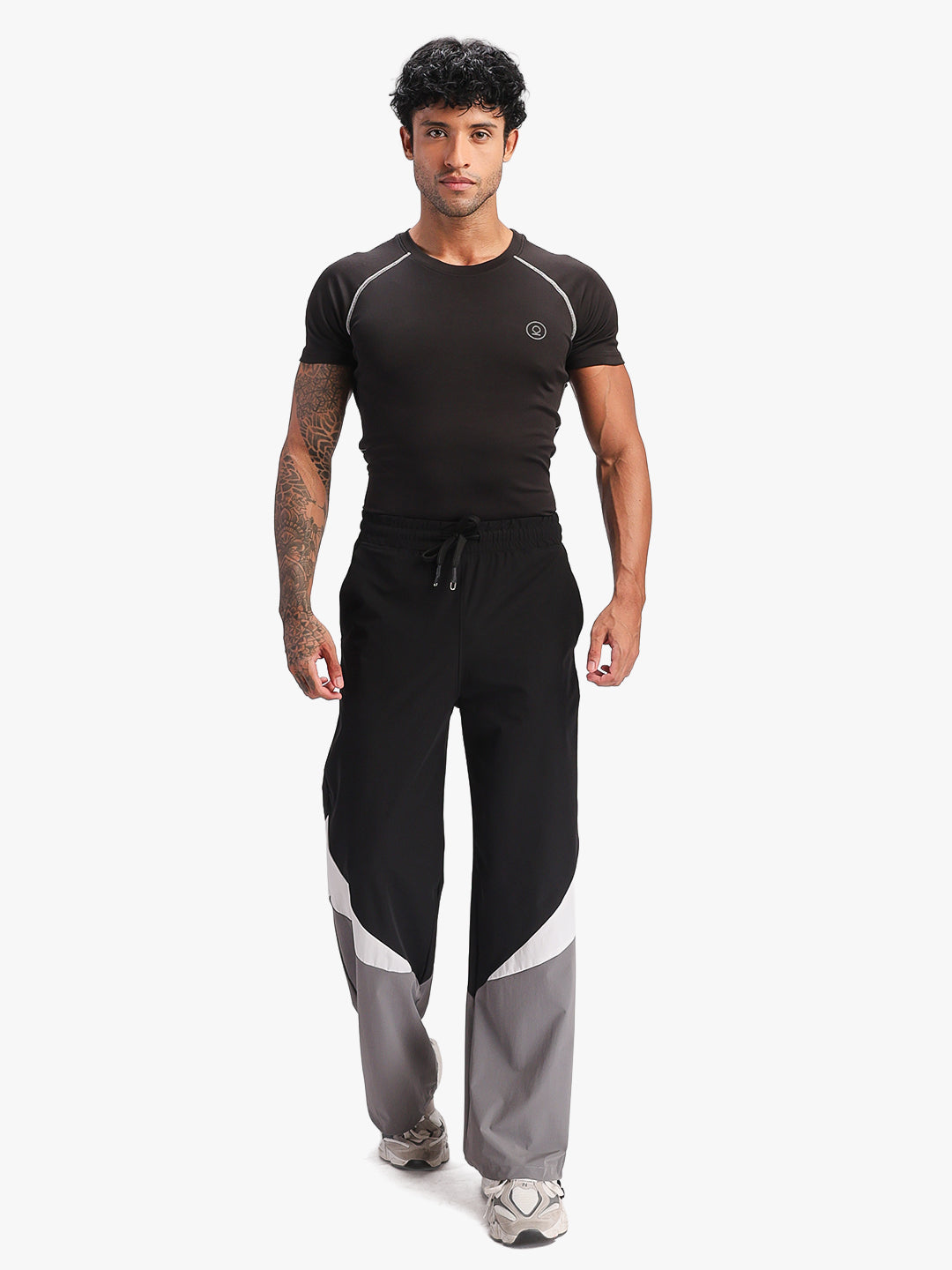 Men’s Performance Compression T-Shirt for Gym Black
