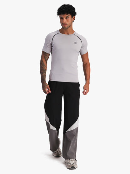Men’s Performance Compression T-Shirt for Gym Grey