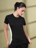 Women's Round Neck Active Wear Sports T-Shirt | CHKOKKO