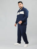 Men Navy Plus Size Winter Tracksuit | CHKOKKO