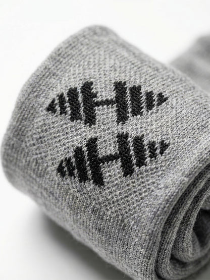 CHKOKKO Unisex Grey Ankle Socks – Soft Cotton Comfort