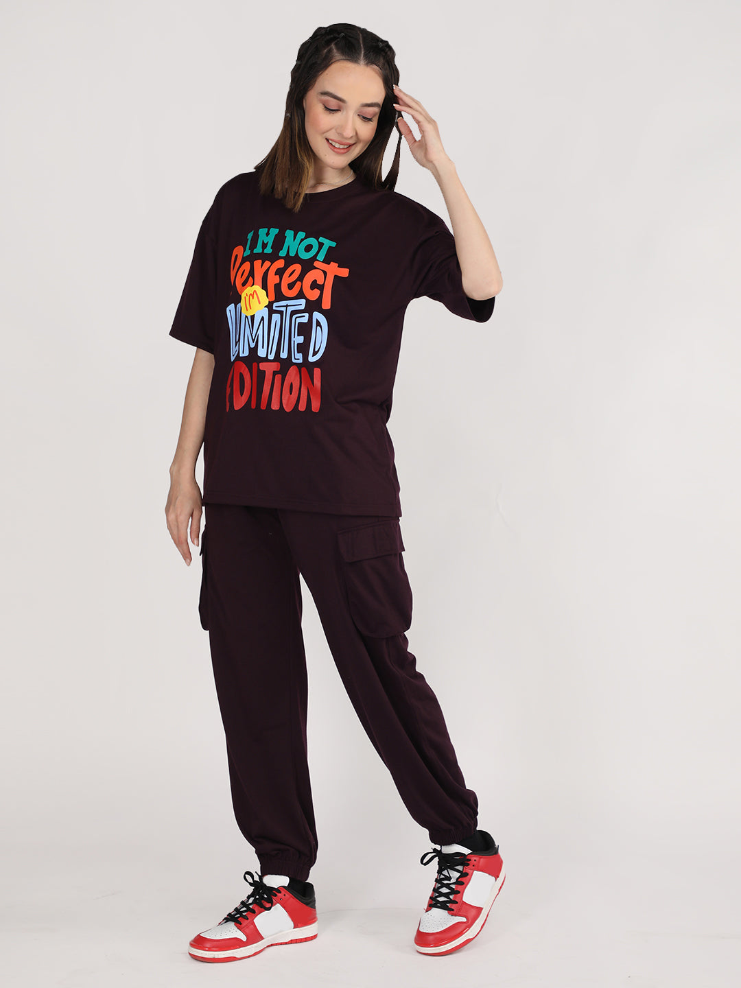 Women Violet Printed Co-ord Sets