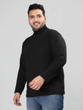 Men's Regular Fit Turtle Neck T-Shirt