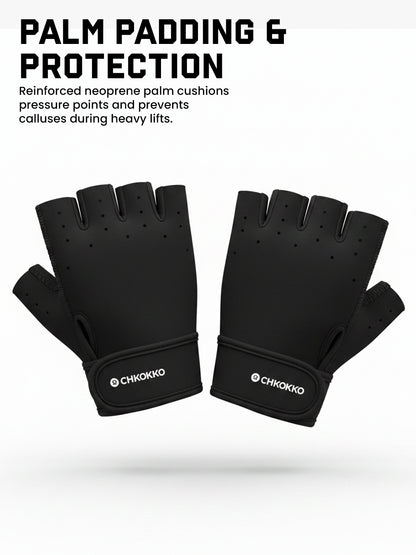 Chkokko Unisex Fitness Gym Gloves for Gym Training, Cycling & Weightlifting