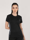 Women's Round Neck Active Wear Sports T-Shirt | CHKOKKO