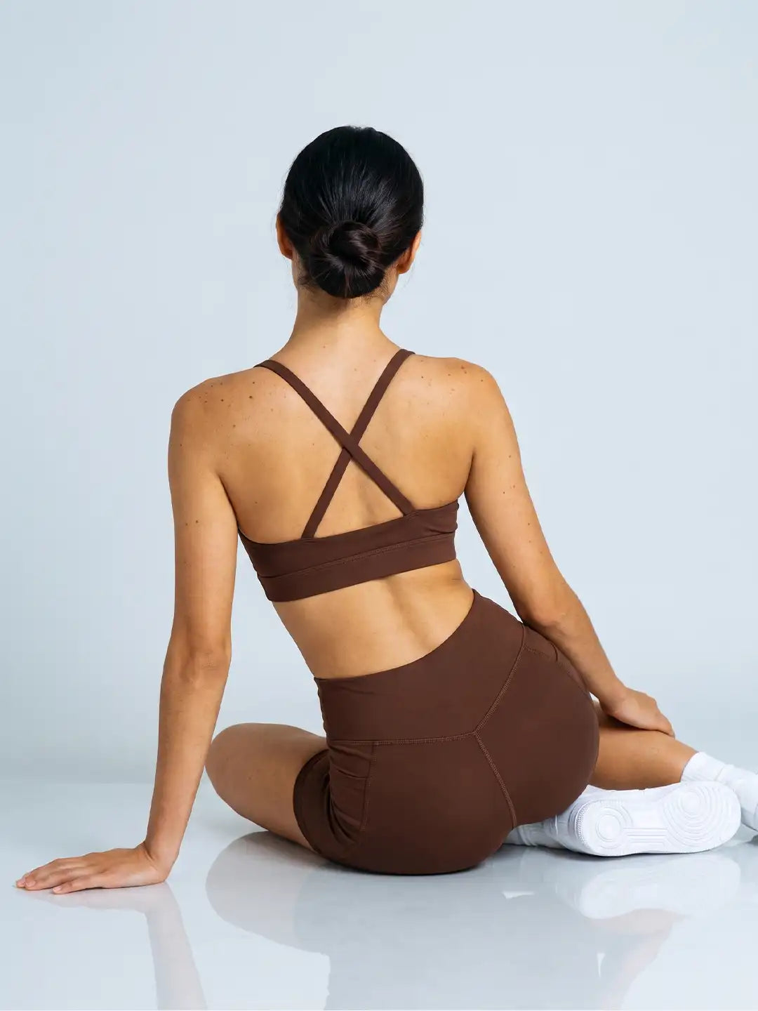 Women’s Seamless Workout Co-Ord Set Brown
