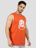 Men Printed Gym Tank Tops Sports Sleeveless Vest