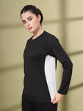 Women's Round Neck Active Wear Sports T-Shirt | CHKOKKO