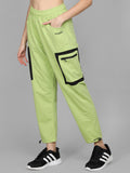Women's Solid Cotton Trackpants