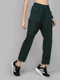 Women's Solid Cotton Trackpant