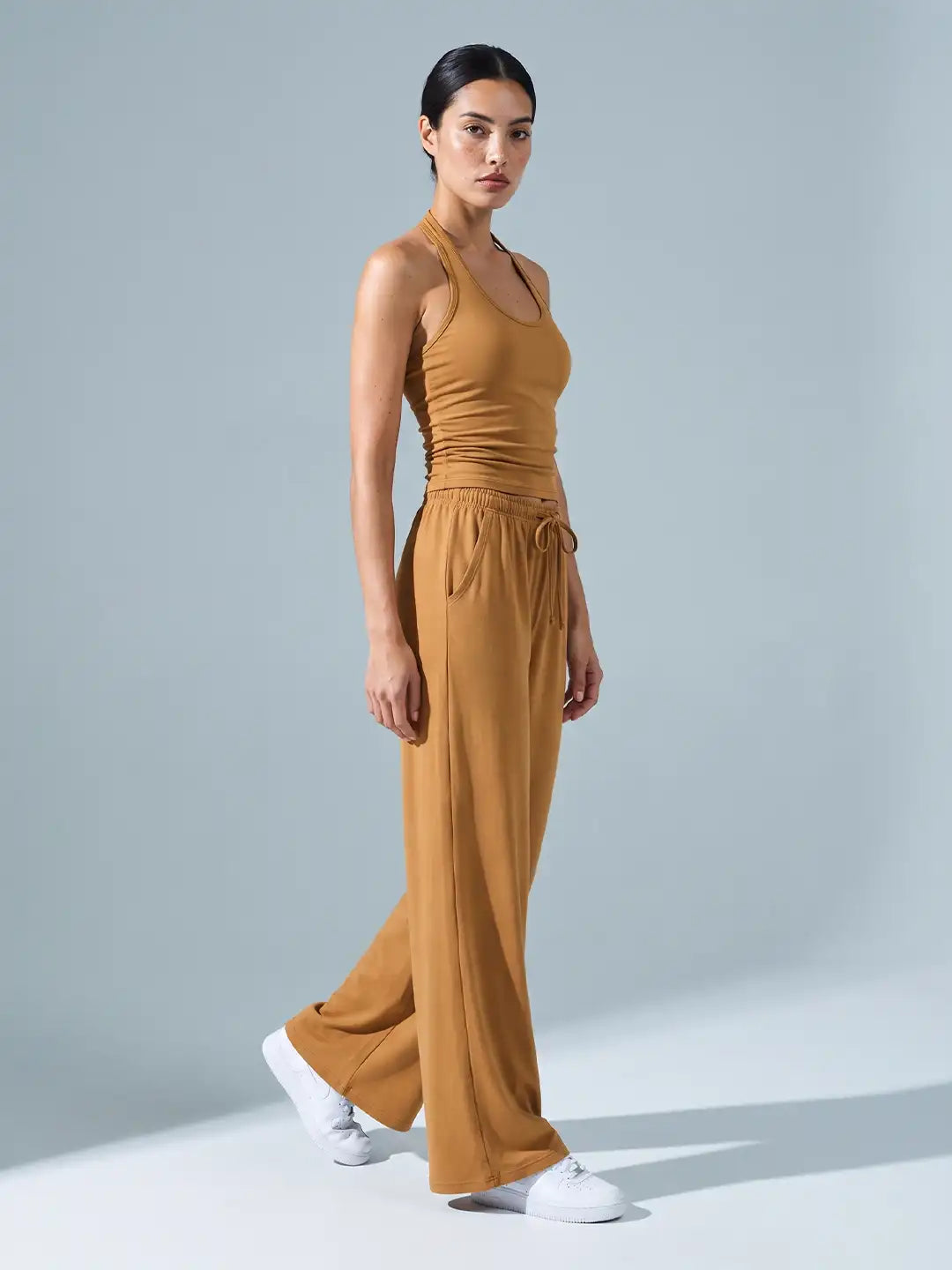 Women's Activewear Co-ord Set Golden Brown