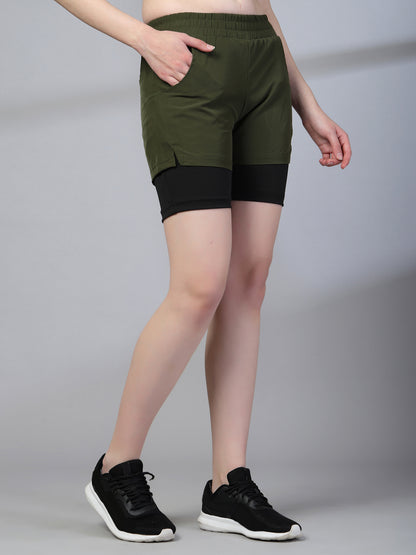 Women’s Double Layer Running Shorts Pack of 2