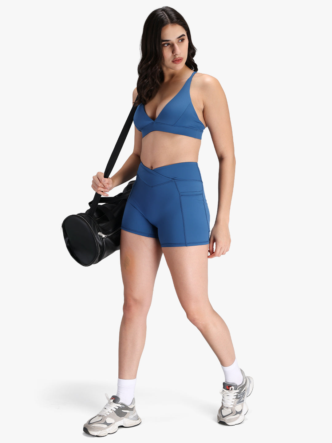Women’s Seamless Workout Co-Ord Set Royal Blue