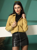 Women Winter wear Stylish Crop Jacket