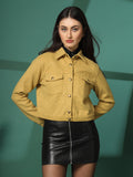 Women Winter wear Stylish Crop Jacket