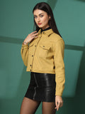 Women Winter wear Stylish Crop Jacket