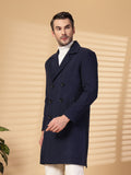 Men Winter Wear Double Breasted Long Coat