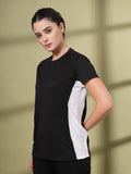 Women's Round Neck Active Wear Sports T-Shirt | CHKOKKO