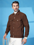 Men Winter Wear Regular Fit Corduory Jacket