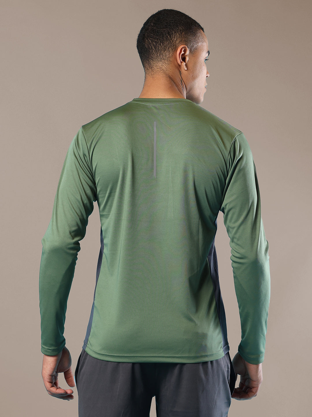 Men's Regular Dry Fit Gym Sports T-Shirt Light Green