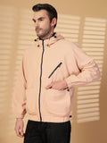 Men Winter Sports Oversized Windcheater Hooded Jacket