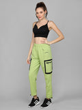 Women's Solid Cotton Trackpant