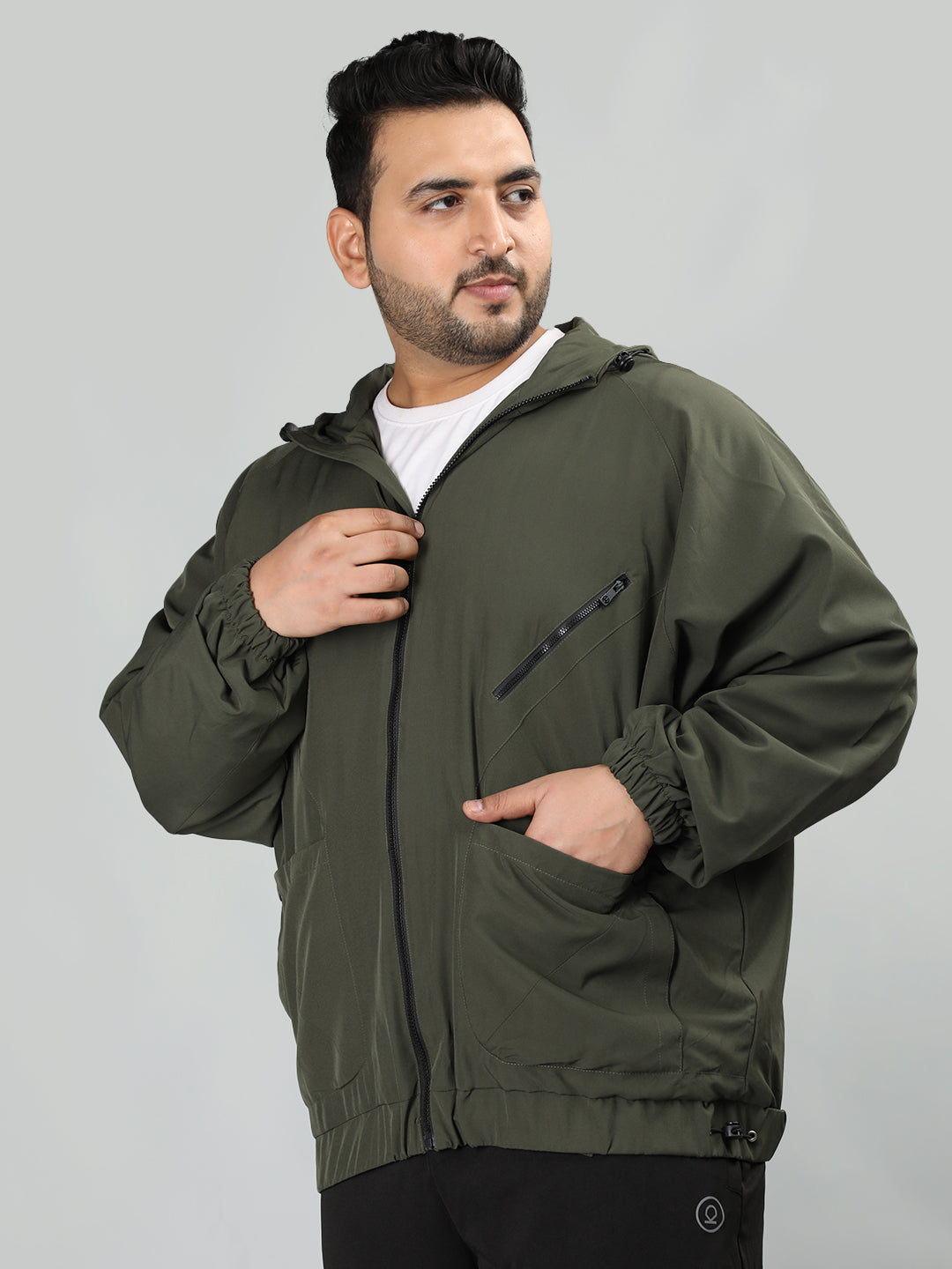 Men Winter Windcheater Sports Gym Zipper Jacket