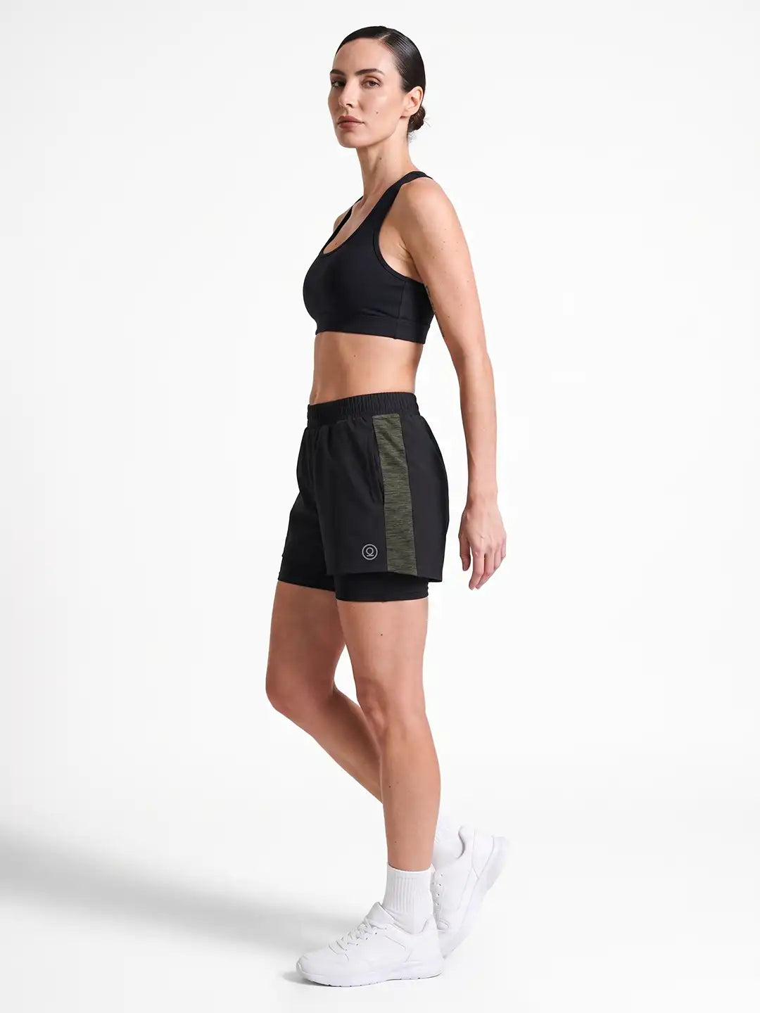 Women's Double Layered Running Shorts | CHKOKKO