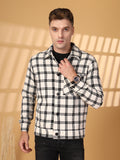 Men Winter Wear Check Shacket