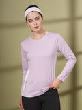 Women's Round Neck Active Wear Sports T-Shirt | CHKOKKO