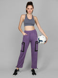 Women's Solid Cotton Trackpant