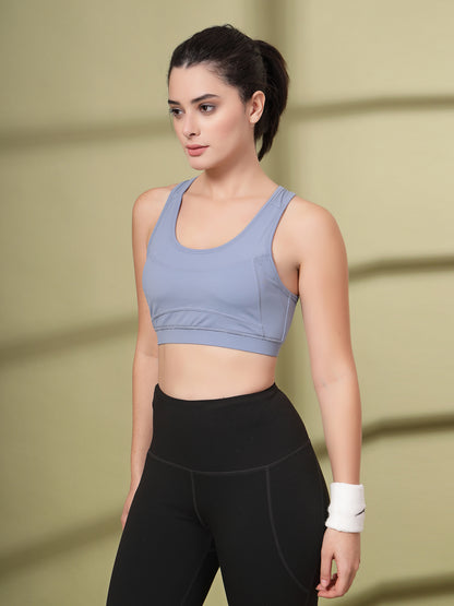 Women's Blended Padded Non-Wired Sports Bra