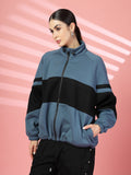 Women Winter Sports Zipper Stylish Oversized Jacket