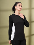 Women's Round Neck Active Wear Sports T-Shirt | CHKOKKO