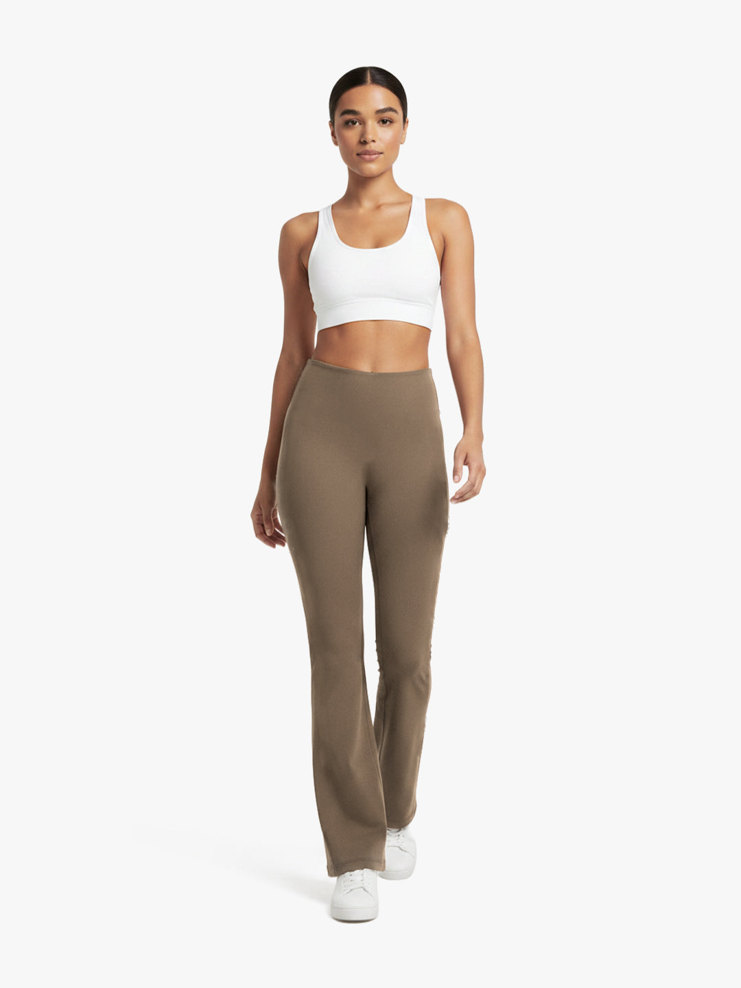 Women High-Waist Flared Pants | Stretchy Yoga & Lounge Bottoms