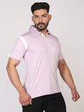 Men's Polo Neck Regular Fit Gym Sports Zipper T-Shirt