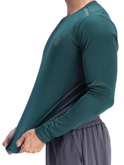 Men's Regular Dry Fit Gym Sports T-Shirt Dark Green