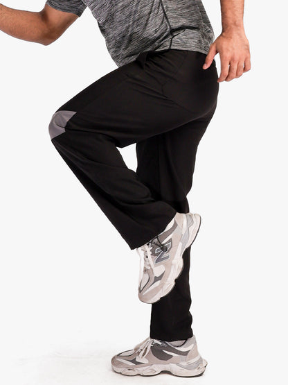 Men’s Sports Track Pants Black Grey
