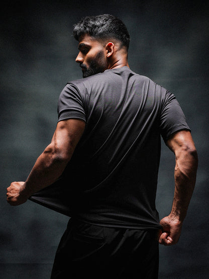 Men's Half Sleeve Graphic Gym T-shirt