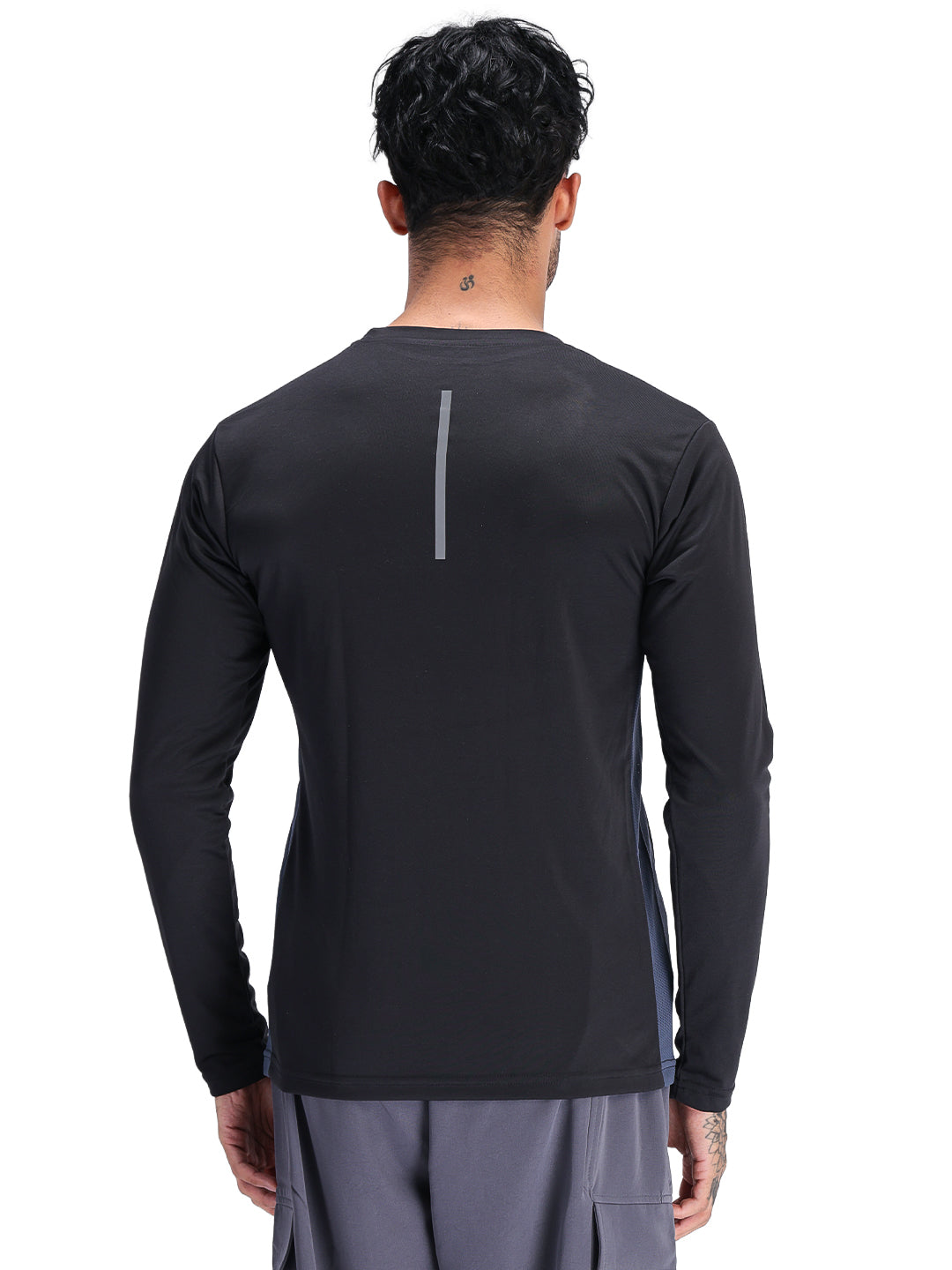 Men's Regular Dry Fit Gym Sports T-Shirt Black