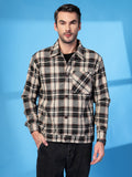 Men Winter Wear Check Shacket