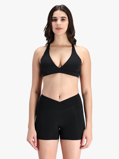 Women’s Seamless Workout Co-Ord Set Black