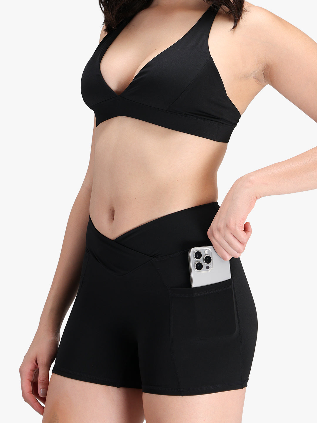 Women’s Seamless Workout Co-Ord Set Black