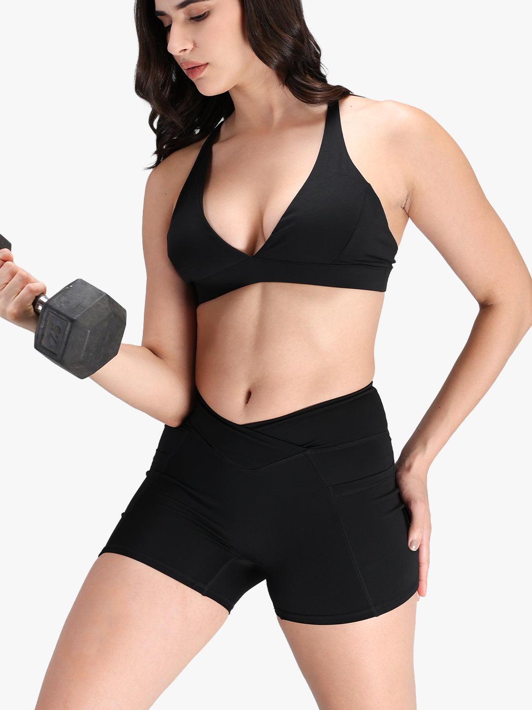 Women’s Seamless Workout Co-Ord Set Black